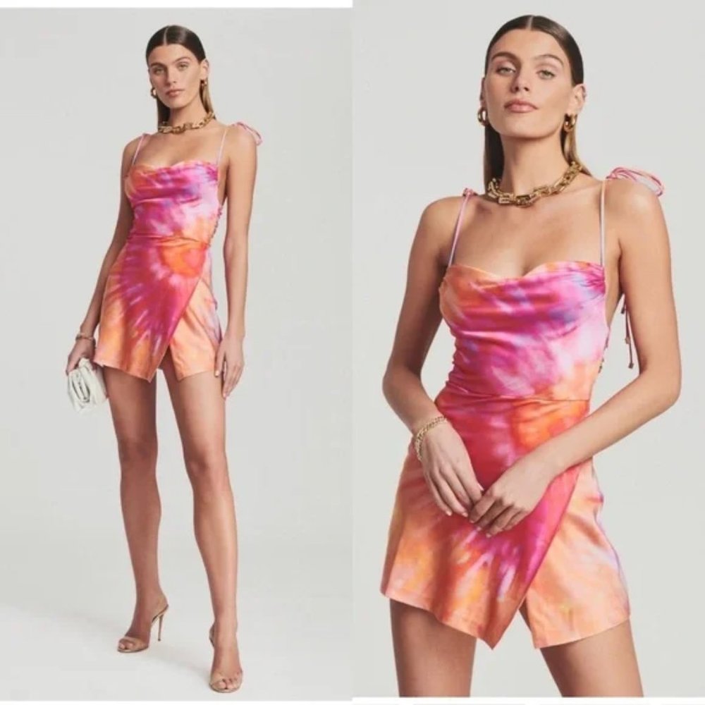 Retrofete Ariella Mini Dress In Sunset